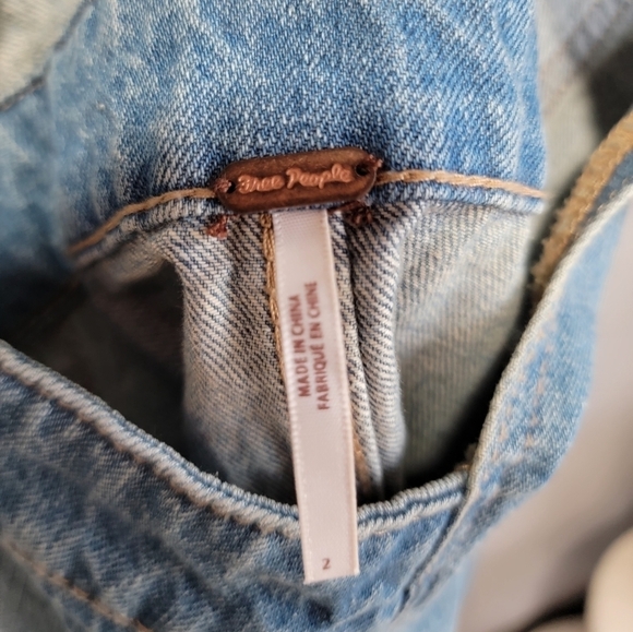 Free People Louis Denim Skirtall size 2 - Picture 6 of 10